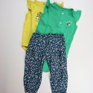 Carter's Baby Girls Floral 3-Piece Set